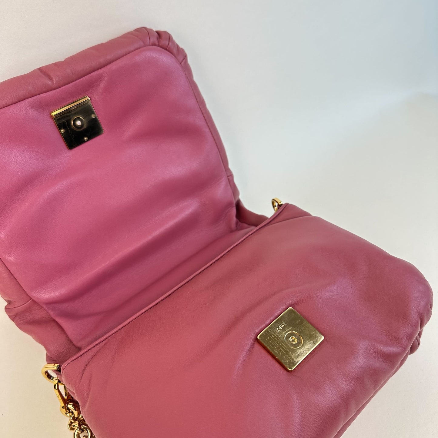 Small Puffer Goya Bag in Plumrose [ReSale]