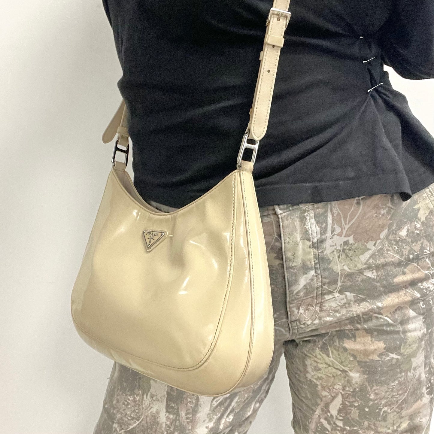 Cleo Large Shoulder Bag in Desert Beige [ReSale]