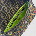Baguette in Floral Multicolour Beaded Zucca