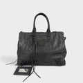 Large Le-City Bag in Grey Leather