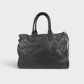Large Le-City Bag in Grey Leather