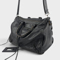 Large Le-City Bag in Grey Leather