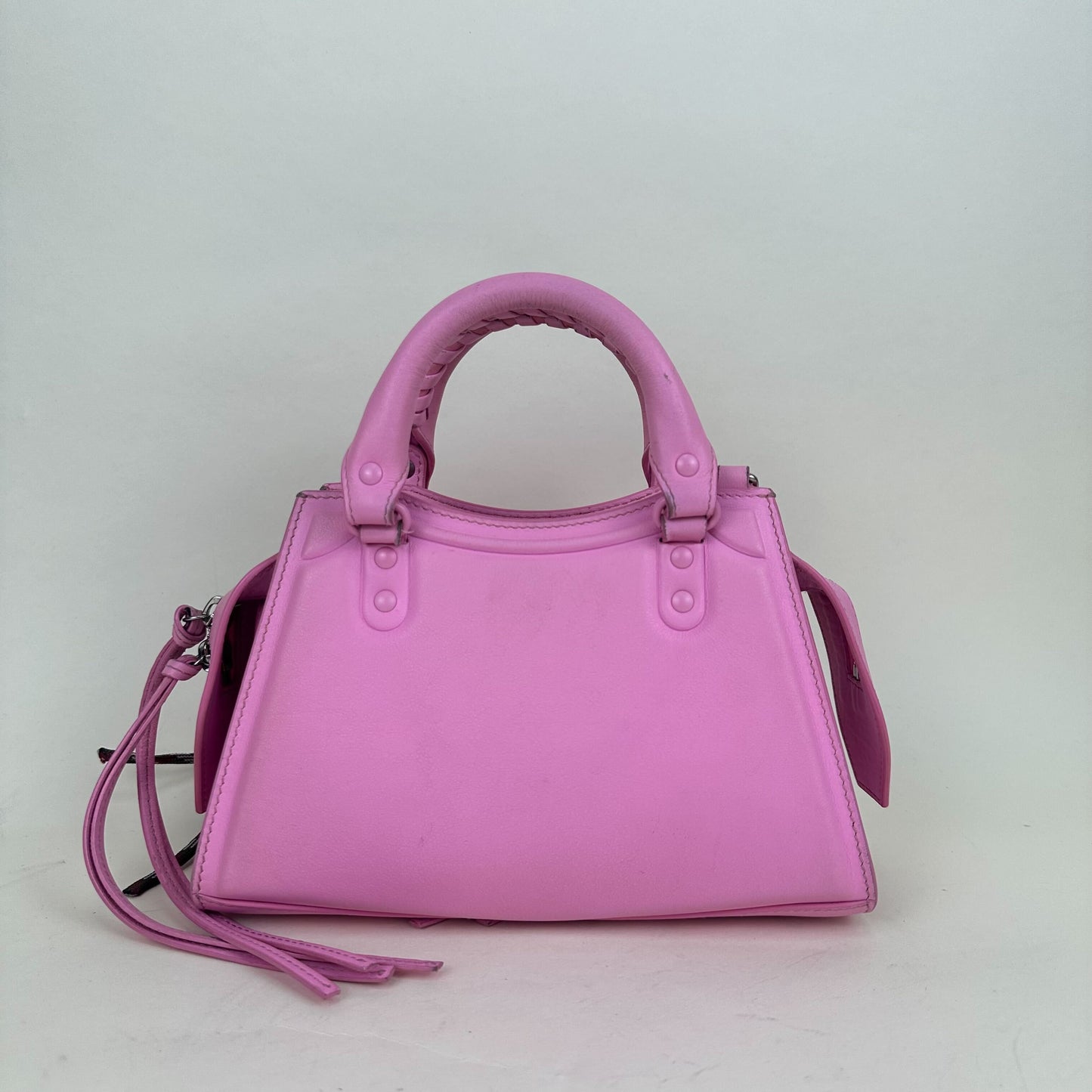 Mini Neo Classic City Leather Bag in Rose with Charms [ReSale]