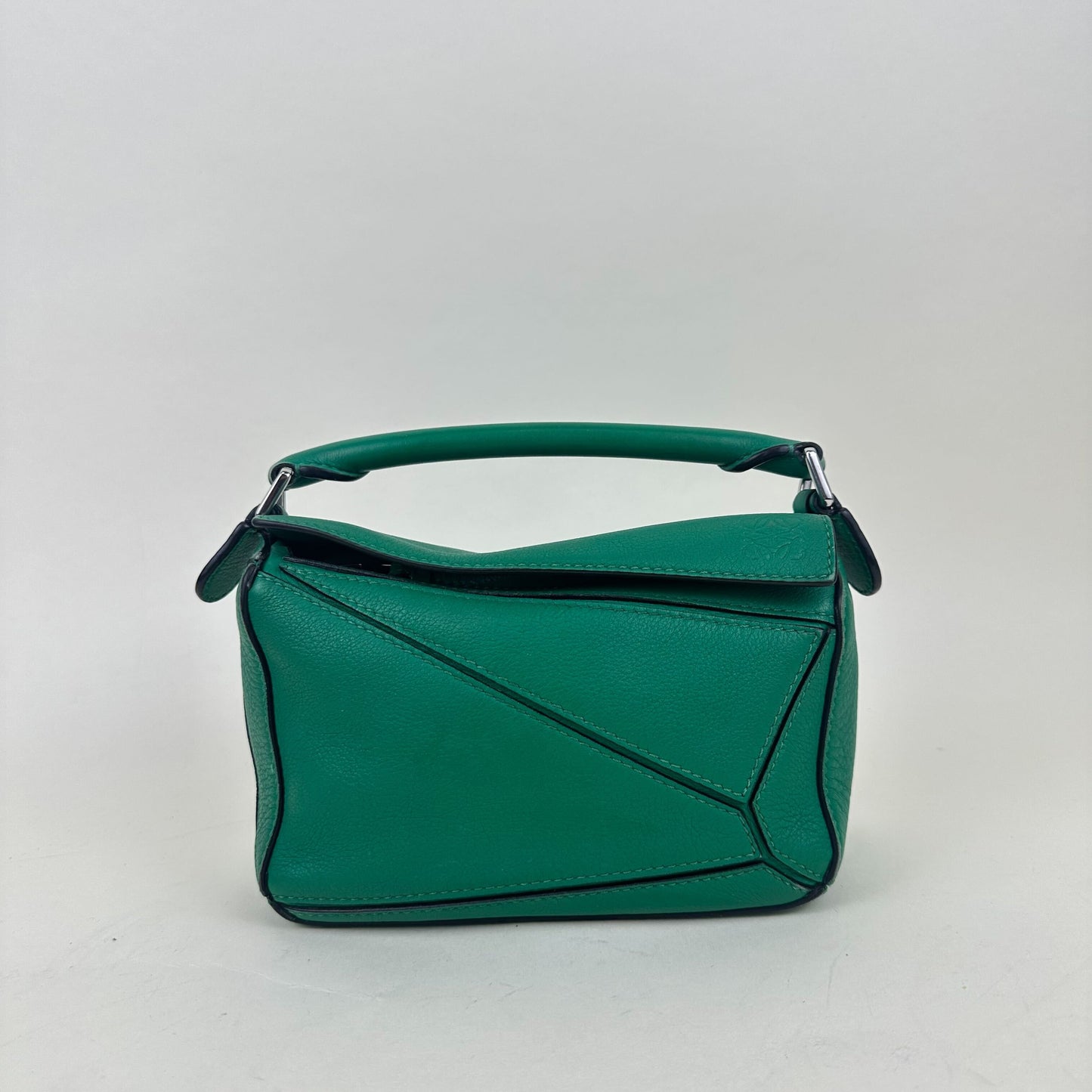 Mini Puzzle Bag in Jungle Green Leather [ReSale]
