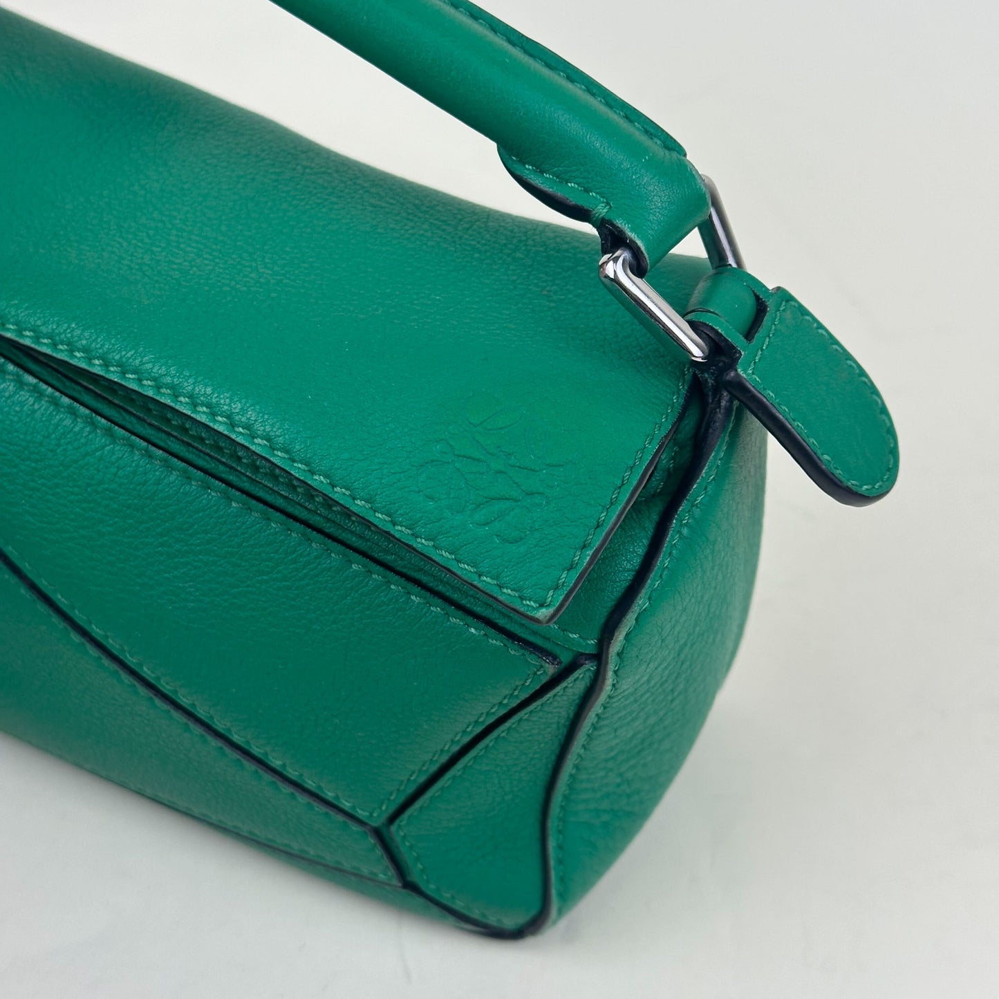 Mini Puzzle Bag in Jungle Green Leather [ReSale]