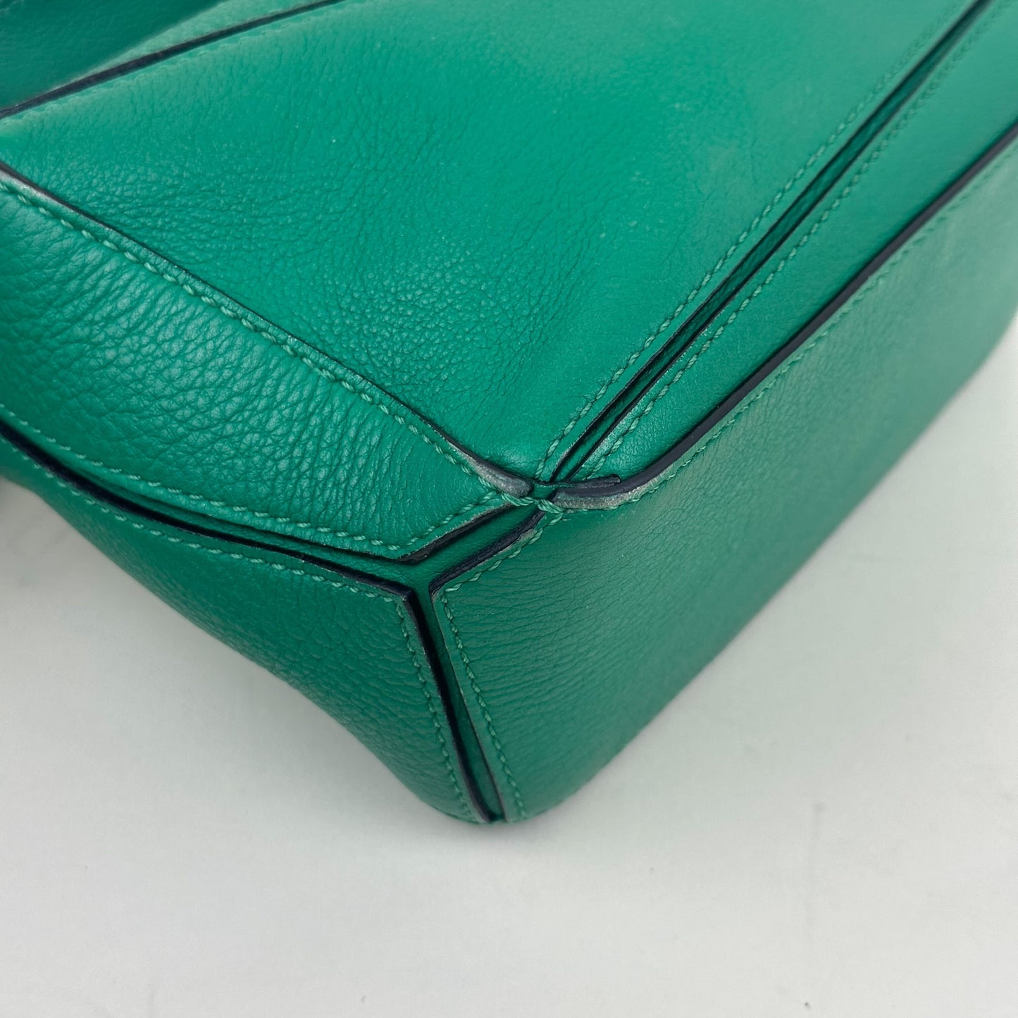 Mini Puzzle Bag in Jungle Green Leather [ReSale]