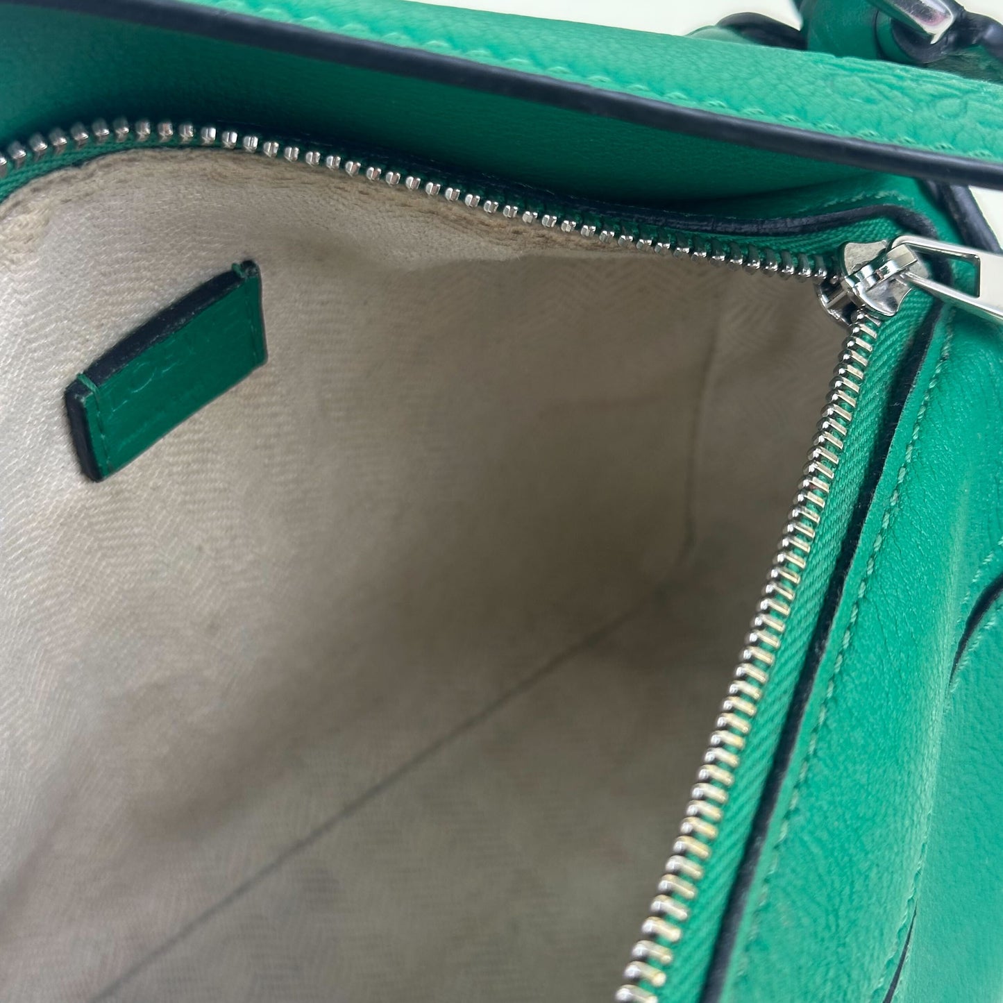 Mini Puzzle Bag in Jungle Green Leather [ReSale]