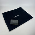 Sunset Medium Leather Bag in Black 'Croc' [ReSale]