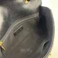 Quilted Straight Flap Double Chain Bag in Black 2019 [ReSale]