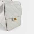 Medium 25 Hobo Bag in White Caviar [ReSale]