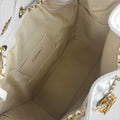 Medium 25 Hobo Bag in White Caviar [ReSale]