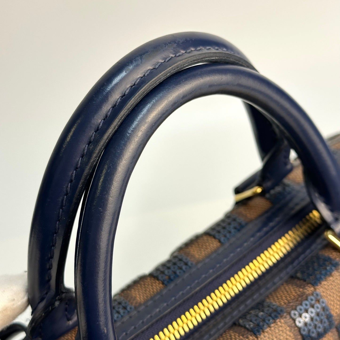 Damier Paillettes Speedy 30 with Navy Sequins [ReSale]