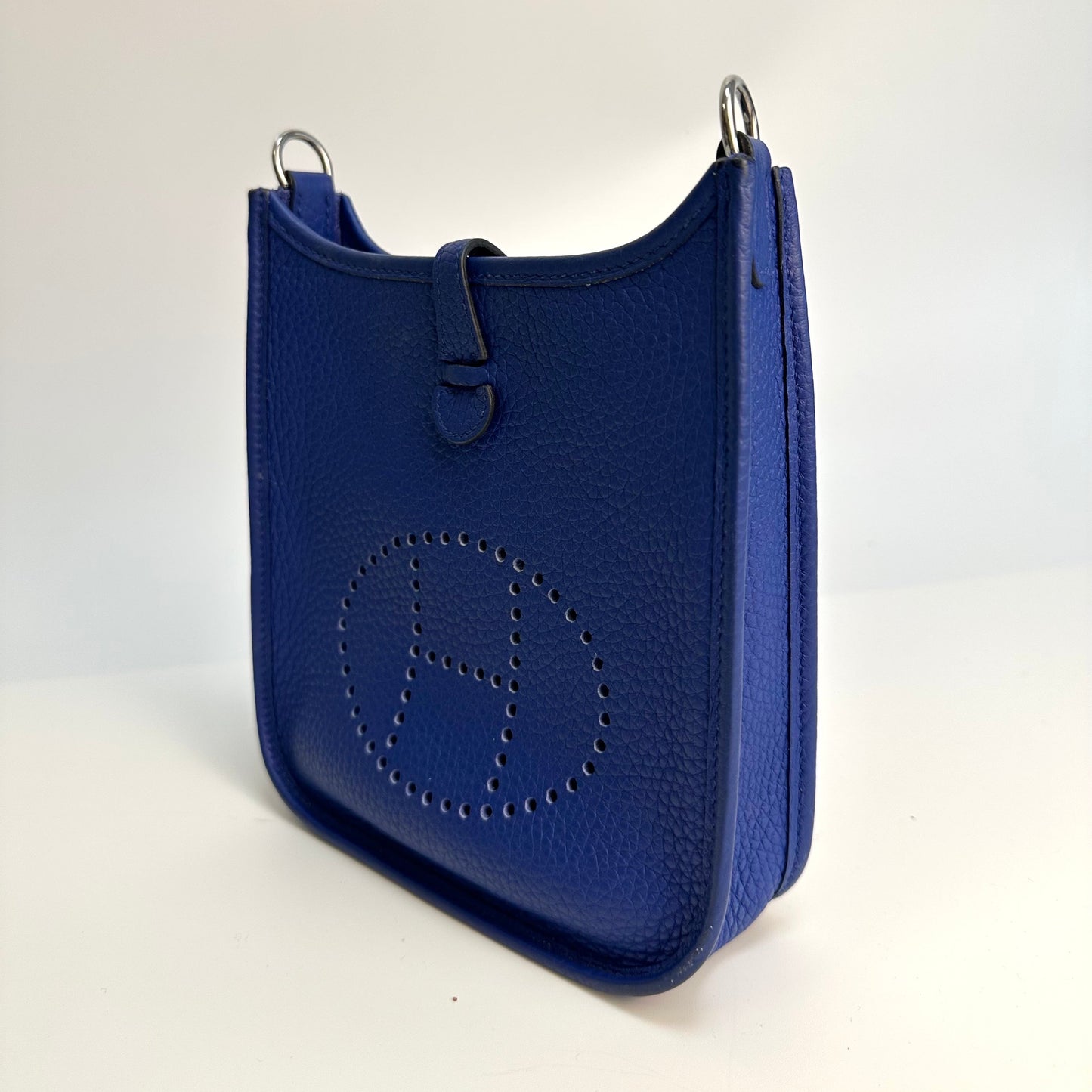 Mini Evelyne Bag in Bleu Zellige Clemence Leather [ReSale]