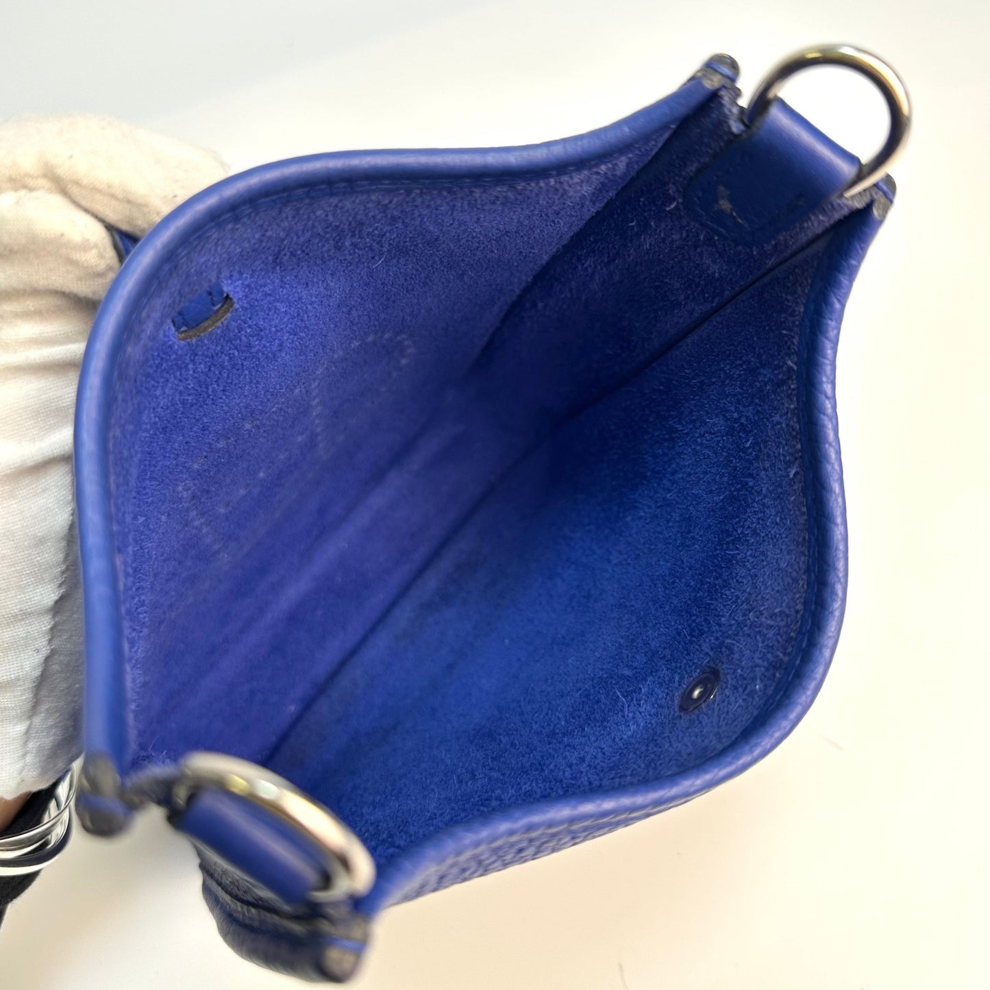 Mini Evelyne Bag in Bleu Zellige Clemence Leather [ReSale]