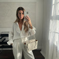 Arco Small Intrecciato Leather Tote Bag in White [ReSale]