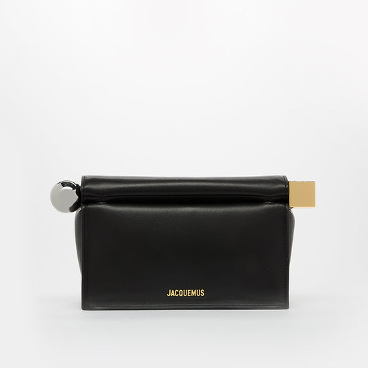 La Pochette Rond Carré in Black