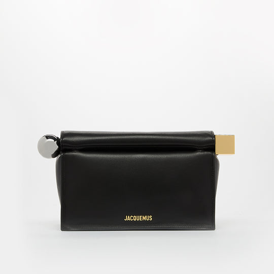 La Pochette Rond Carré in Black