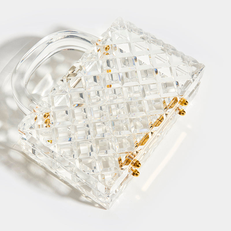 Lucite Tilda Top Handle Clutch [ReSale]
