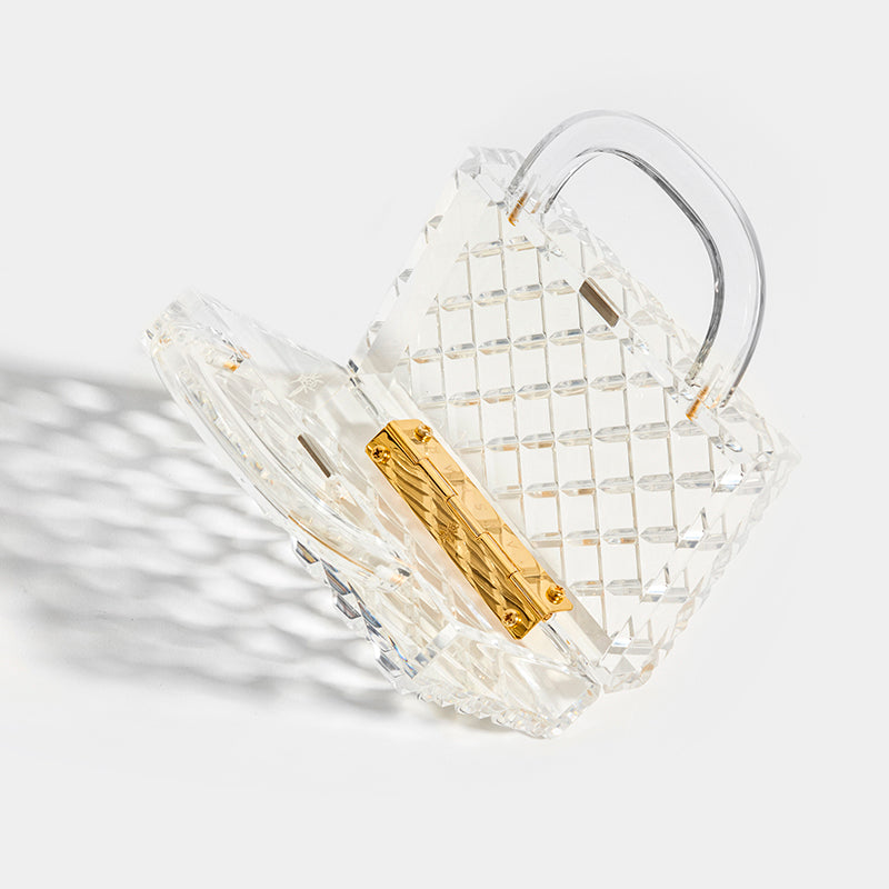 Lucite Tilda Top Handle Clutch [ReSale]