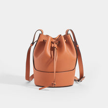 Load image into Gallery viewer, LOEWE Balloon Small Bucket Bag in Tan Leather