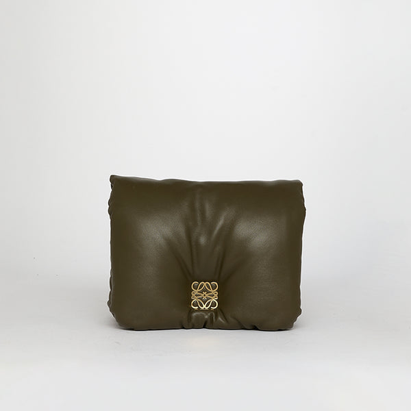 LOEWE Small Puffer Goya Bag in Khaki | COCOON