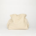 Medium Flamenco Clutch Bag in Sea Salt