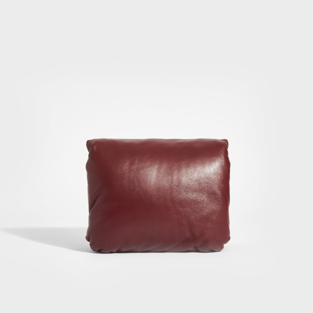 Small Puffer Goya Bag in Burgundy
