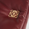 Small Puffer Goya Bag in Burgundy