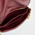 Small Puffer Goya Bag in Burgundy