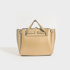 LOEWE Mini Lazo Tote Bag in Camel