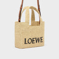 X Paula's Ibiza Mini Raffia Tote in Natural