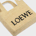 X Paula's Ibiza Mini Raffia Tote in Natural