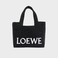 X Paula's Ibiza Small Raffia Tote in Black