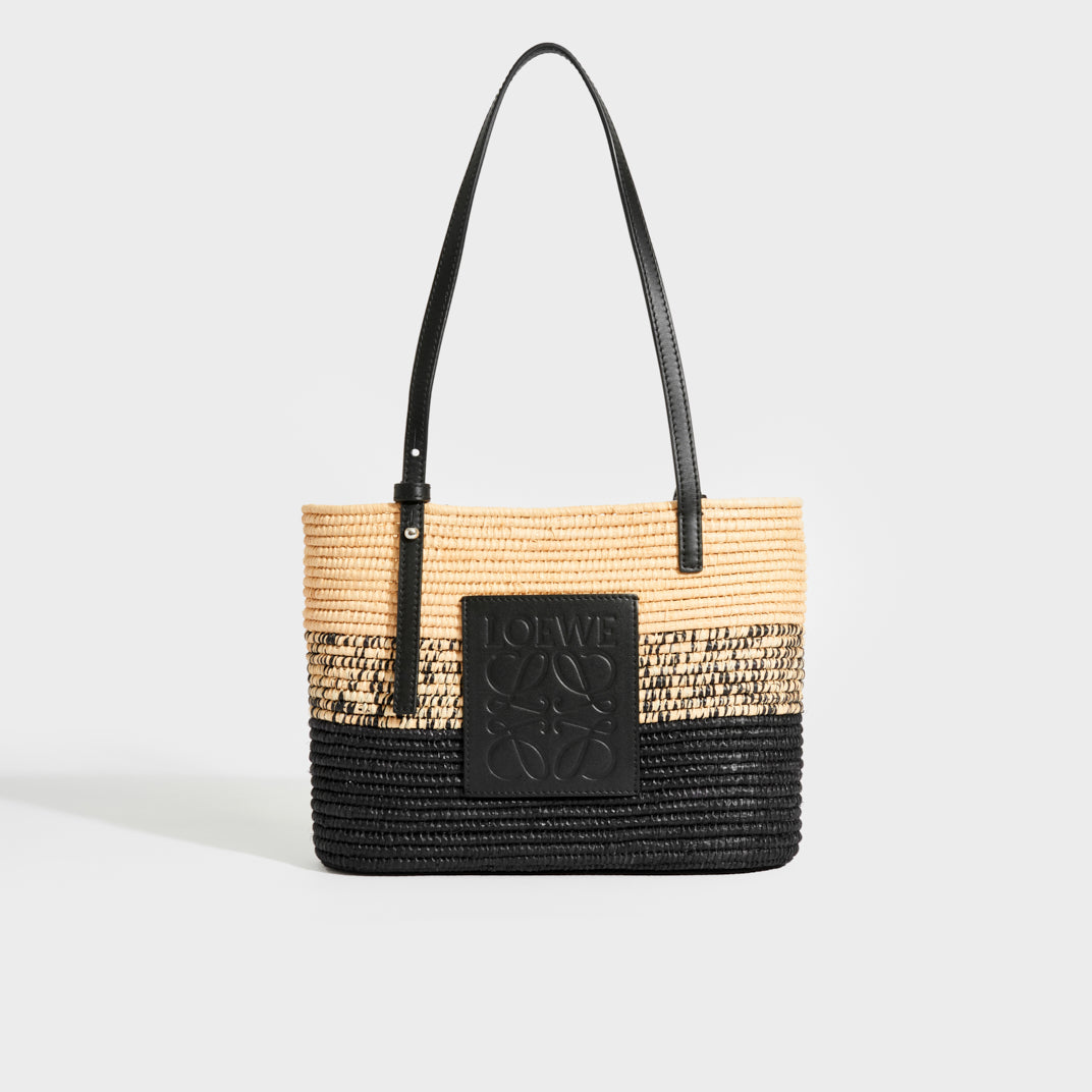 Loewe black straw bag Clearance