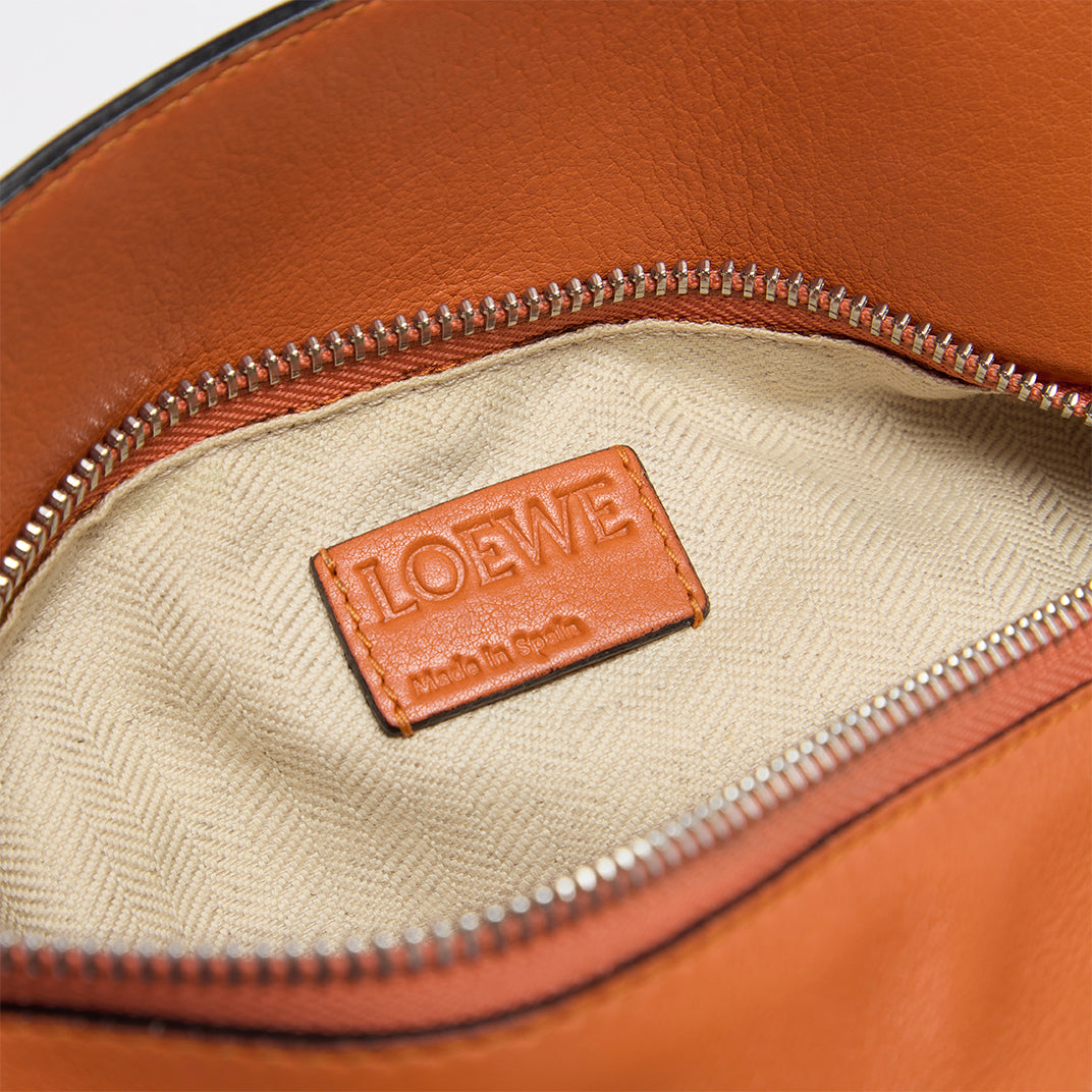 Small Puzzle Bag in Orange Leather