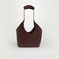 Small Squeeze Bag in Burgundy Nappa Leather [ReQuest]
