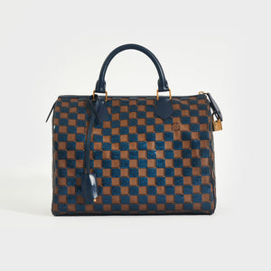 LOUIS VUITTON Damier Paillettes Speedy 30 with Navy Sequins [ReSale]