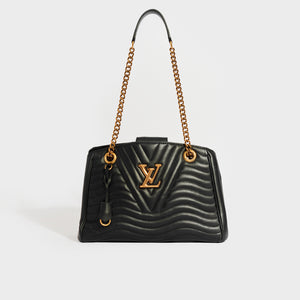 LOUIS VUITTON New Wave Chain Tote in Black