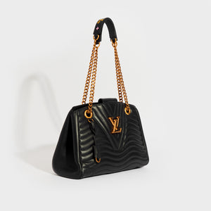 LOUIS VUITTON New Wave Chain Tote in Black