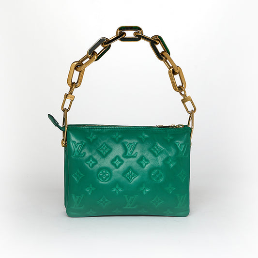 Monogram Coussin BB in Green
