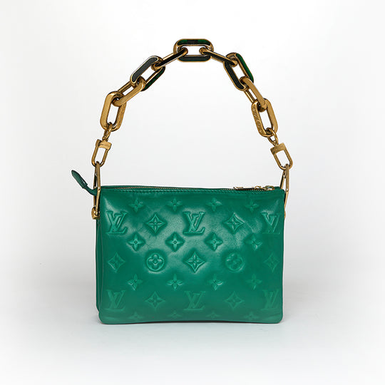 Monogram Coussin BB in Green