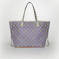 Neverfull MM Tote Bag in Purple Giant Monogram