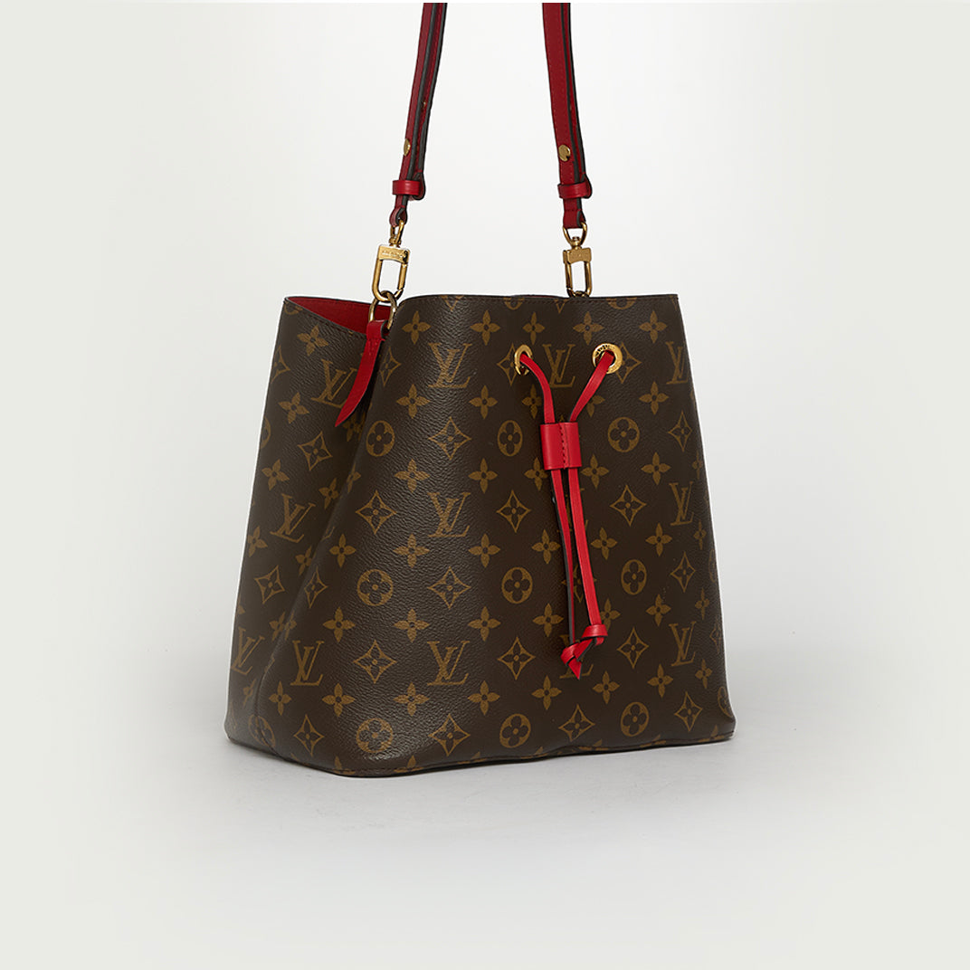 Navy Blue Neonoe Blue And Red Louis Vuitton Bag LOUIS VUITTON