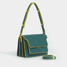 Load image into Gallery viewer, MARNI Trunk Shoulder Bag in Oil Blue