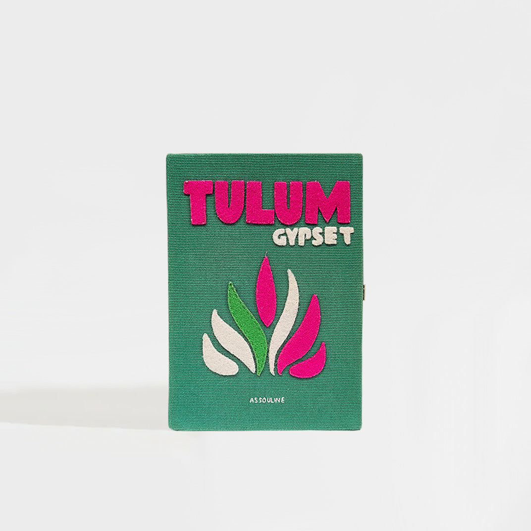 OLYMPIA LE-TAN Book Clutch Tulum in Green [ReSale]
