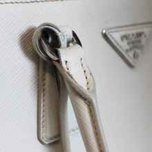 Load image into Gallery viewer, PRADA Galleria Tote in White Saffiano Leather [ReSale]