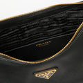 Arqué Large Shoulder Bag in Black