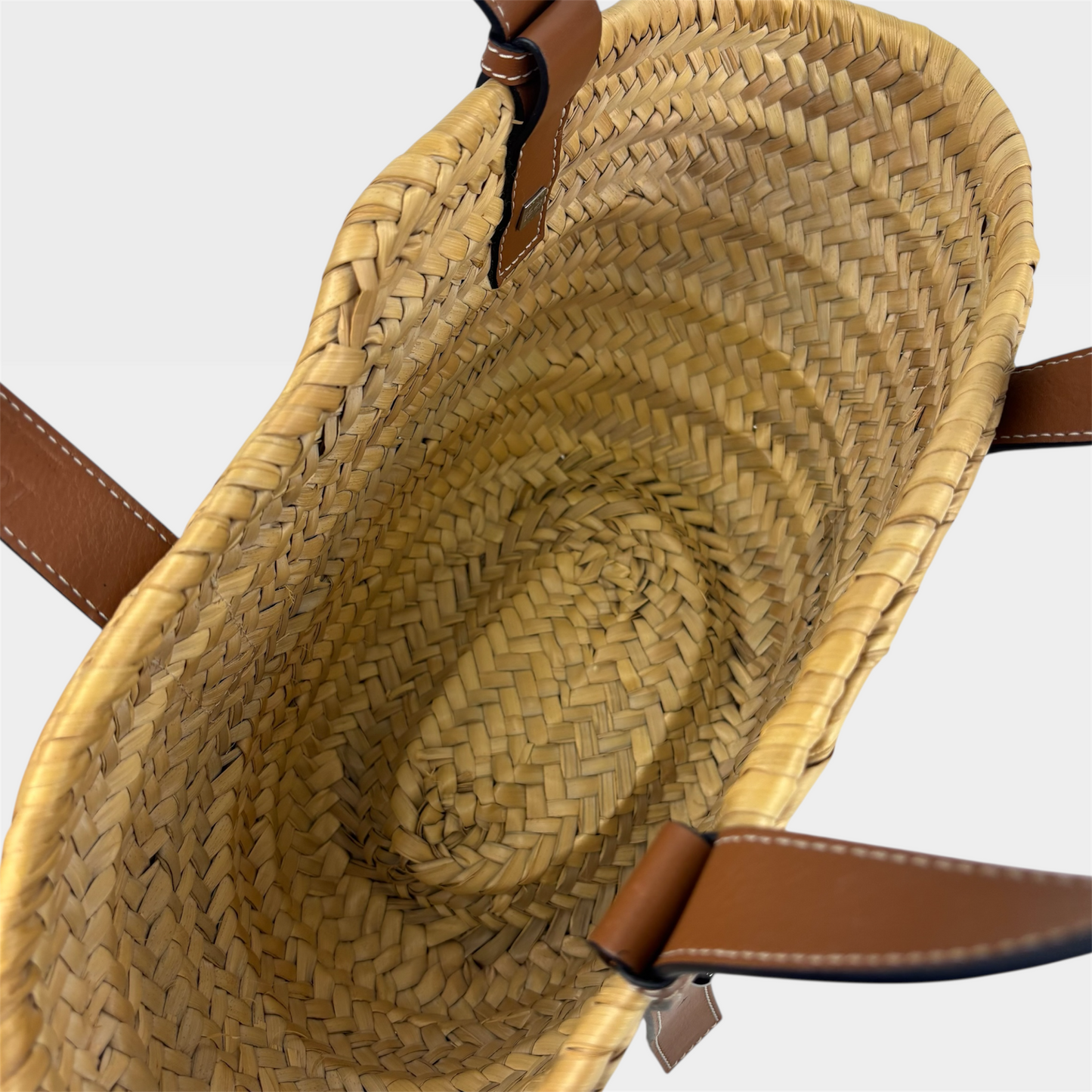 Small Basket Bag in Brown