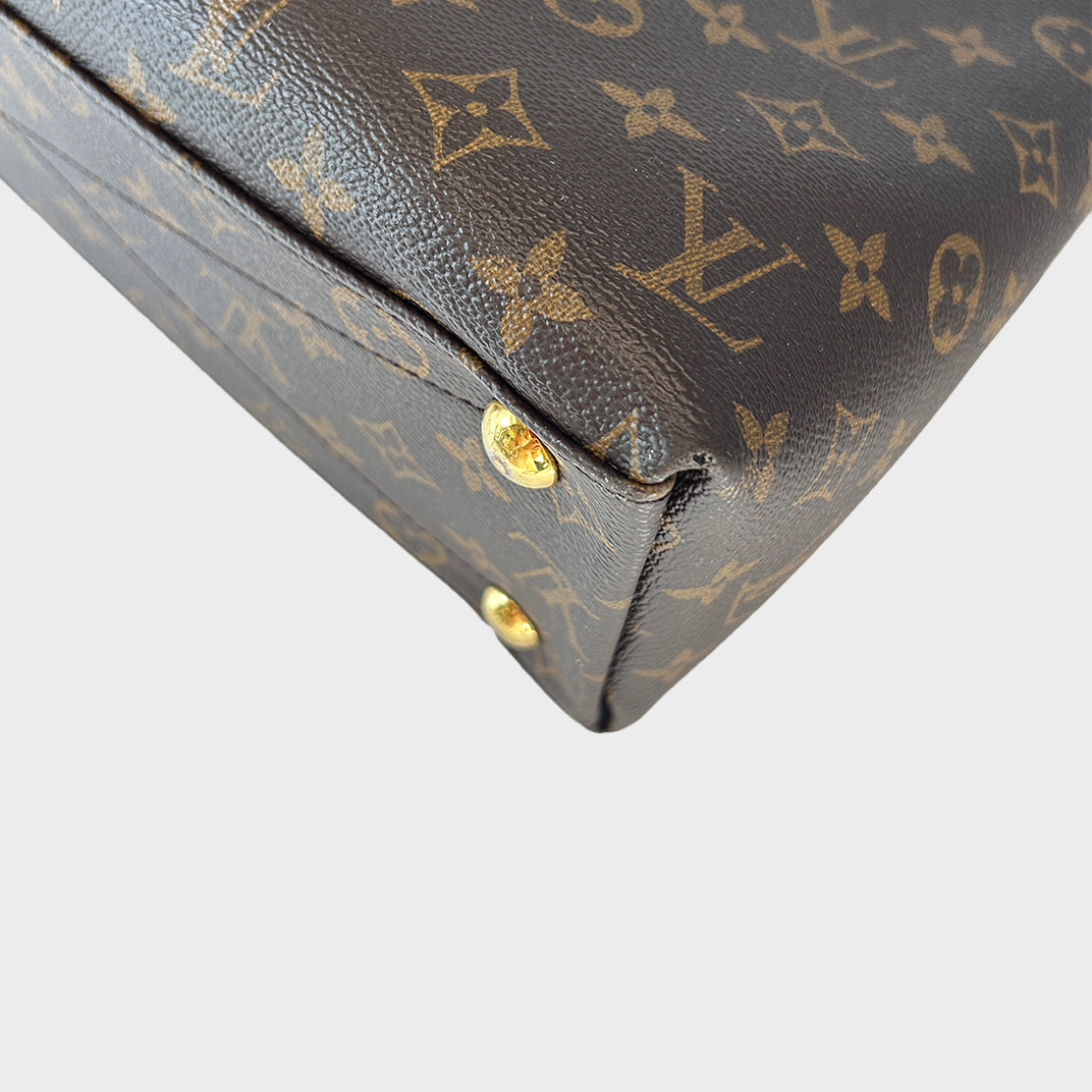 V Tote MM in Monogram and Black Leather [ReSale]