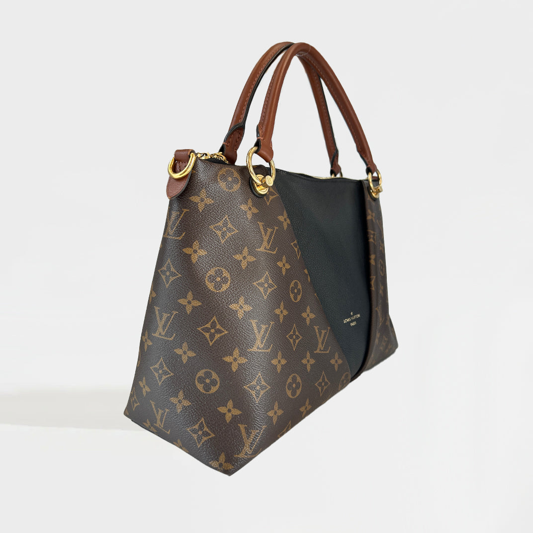 V Tote MM in Monogram and Black Leather [ReSale]